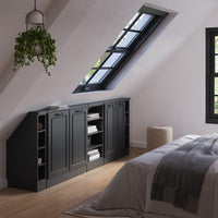 Vicco Set di mobili sottotetto Casa di campagna antracite/antracite Set di 5