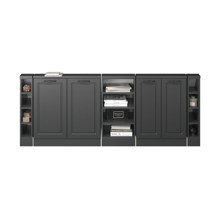 Vicco Set di mobili sottotetto Casa di campagna antracite/antracite Set di 5