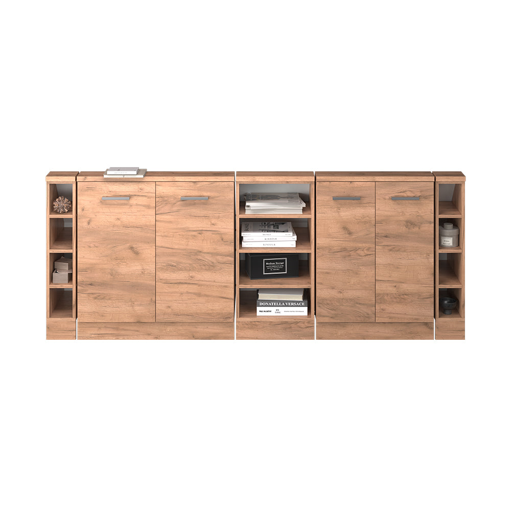 Vicco Set di mobili sottotetto Quercia dorata Set di 5