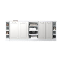 Vicco Set di mobili sottotetto Casa di campagna bianca/bianco Set di 5