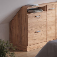 Vicco Mobile sottotetto Quercia dorata con 2 cassetti