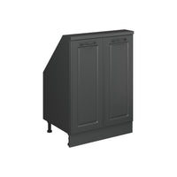 Vicco Mobile cucina sottotetto Casa di campagna antracite/antracite 60 cm con 2 porte