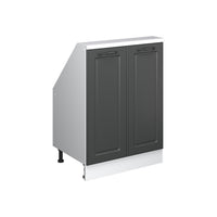 Vicco Mobile cucina sottotetto Antracite casa di campagna/bianco 60 cm con 2 porte
