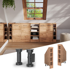 Vicco Mobile sottotetto Quercia dorata 15 x 81.6 cm con 4 scomparti