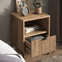 Vicco Comodino Quercia vichinga 40 x 55 cm con 1 cassetto