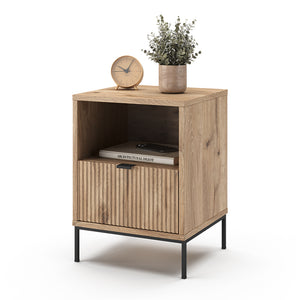 Vicco Comodino Quercia vichinga 40 x 55 cm con 1 cassetto