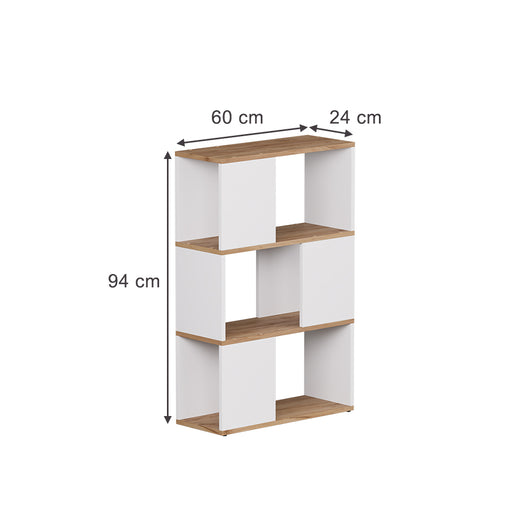 Vicco Divisorio per ambienti Rovere bianco/dorato 60 x 94 cm