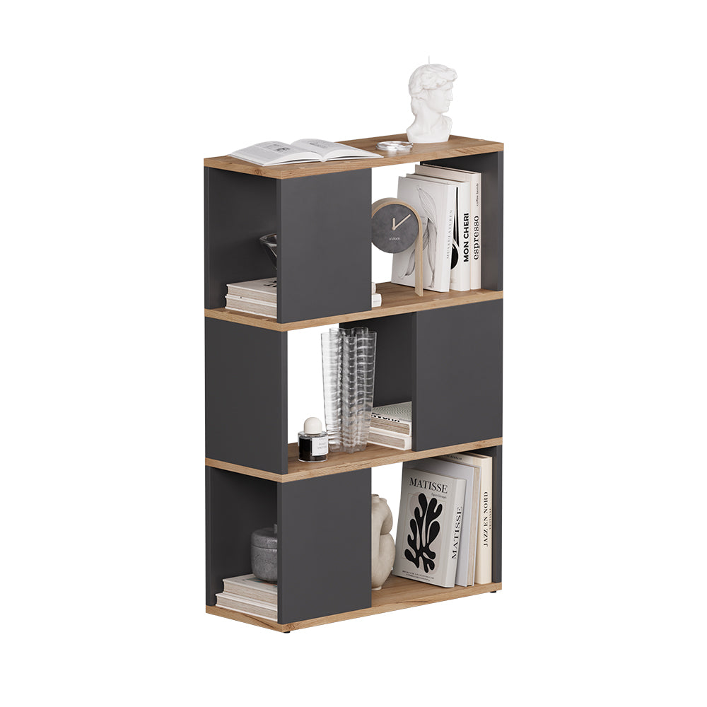 Vicco Divisorio per ambienti Antracite/quercia dorata 60 x 94 cm