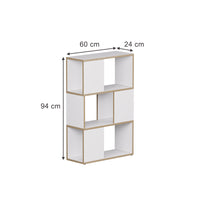 Vicco Divisorio per ambienti Bianco/quercia 60 x 94 cm
