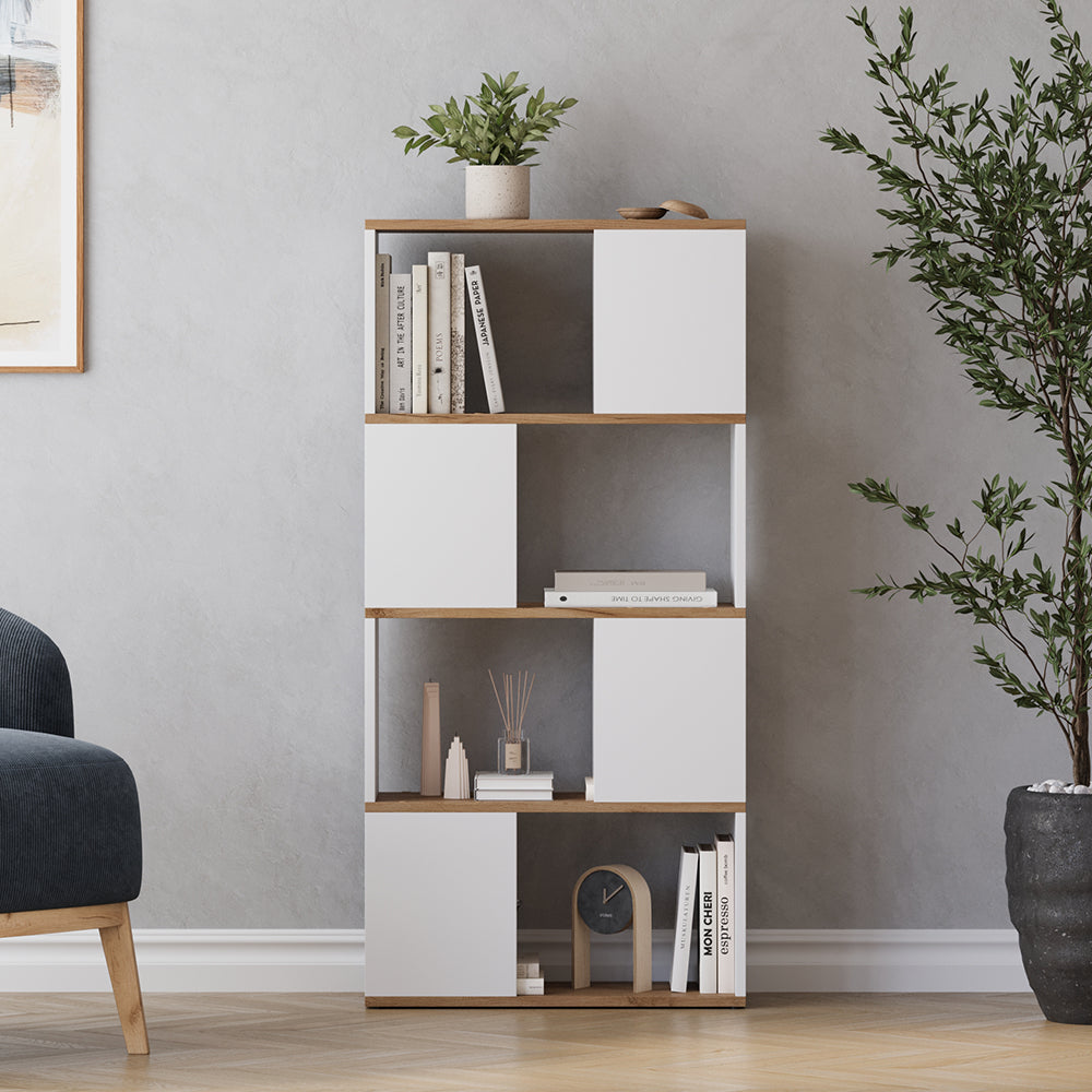 Vicco Divisorio per ambienti Rovere bianco/dorato 60 x 124.5 cm