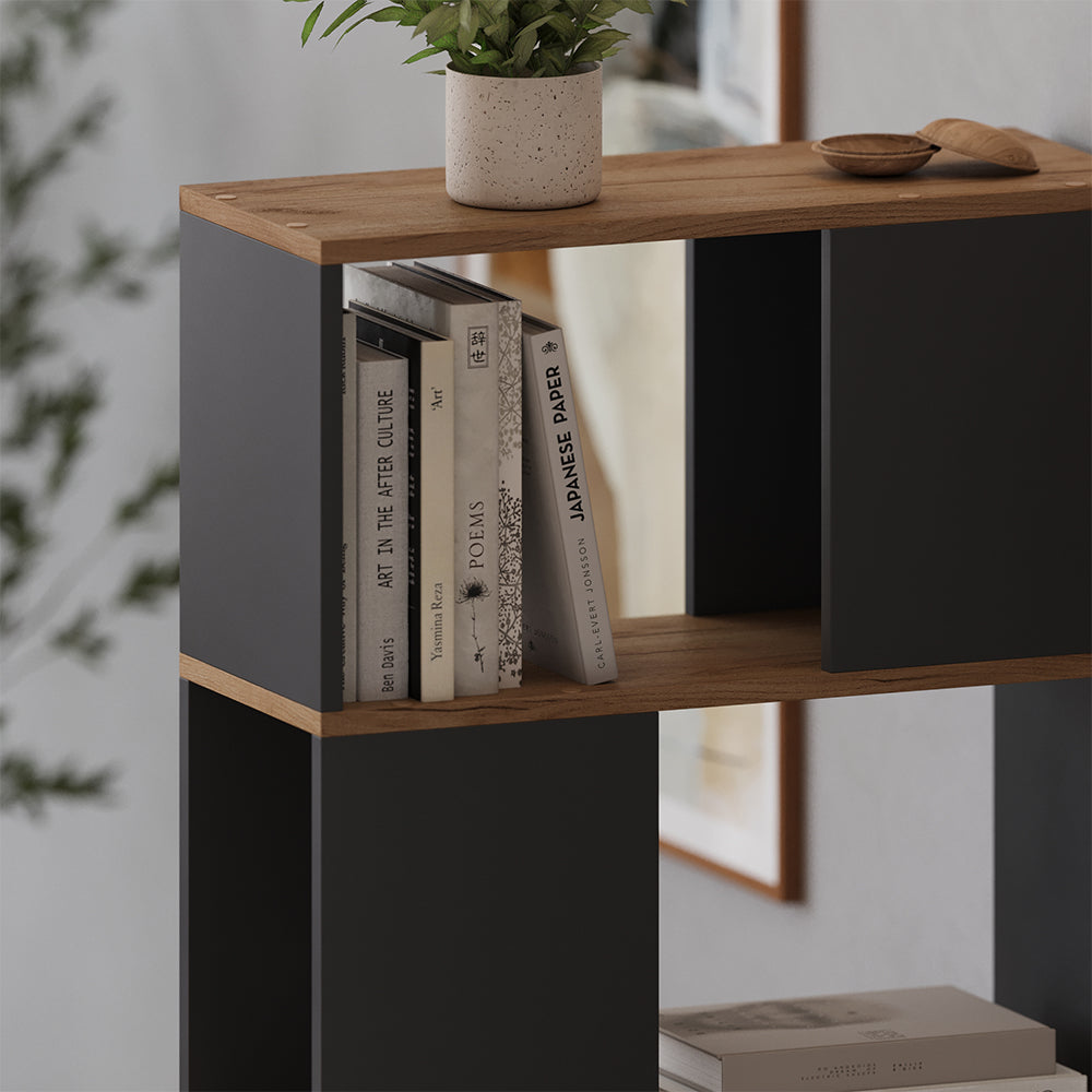 Vicco Divisorio per ambienti Antracite/quercia dorata 60 x 124.5 cm