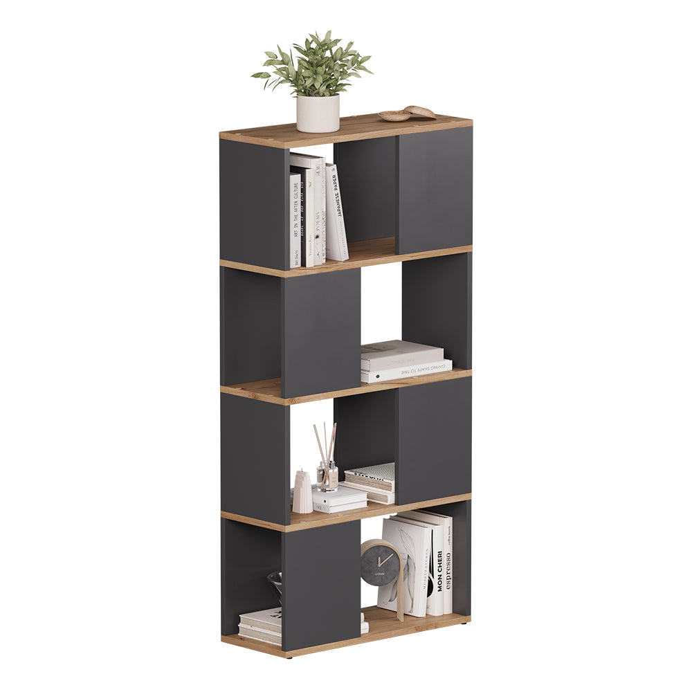 Vicco Divisorio per ambienti Antracite/quercia dorata 60 x 124.5 cm