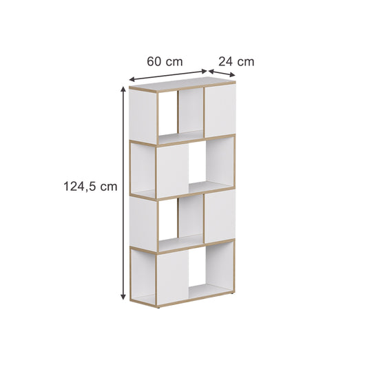 Vicco Divisorio per ambienti Bianco/quercia 60 x 124.5 cm