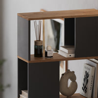 Vicco Divisorio per ambienti Antracite/quercia dorata 60 x 186 cm