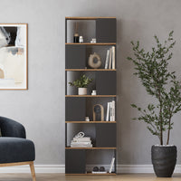 Vicco Divisorio per ambienti Antracite/quercia dorata 60 x 186 cm