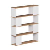 Vicco Divisorio per ambienti Rovere bianco/dorato 100 x 124.5 cm