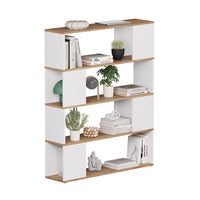 Vicco Divisorio per ambienti Rovere bianco/dorato 100 x 124.5 cm