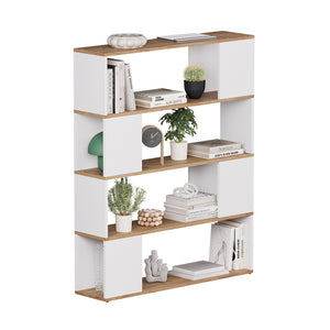 Vicco Divisorio per ambienti Rovere bianco/dorato 100 x 124.5 cm