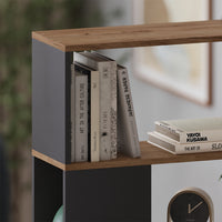 Vicco Divisorio per ambienti Antracite/quercia dorata 100 x 124.5 cm