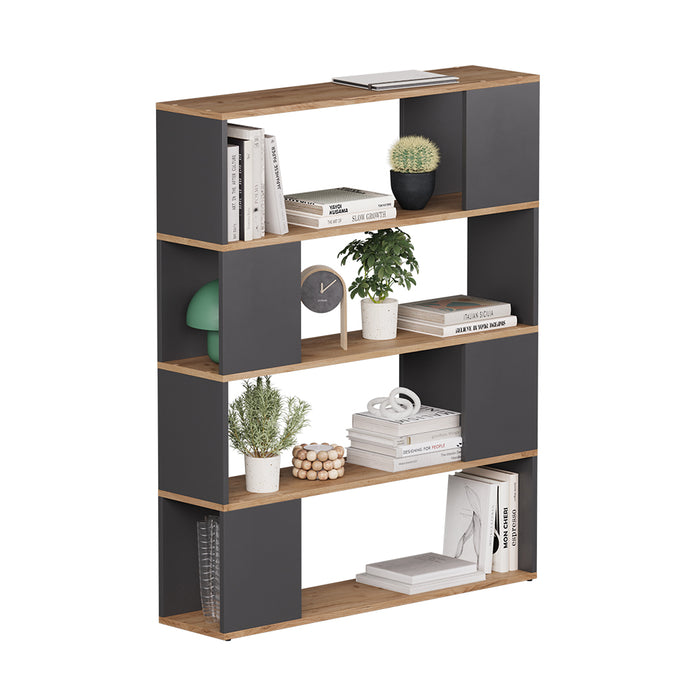 Vicco Divisorio per ambienti Antracite/quercia dorata 100 x 124.5 cm