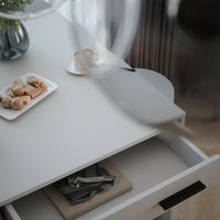 Vicco Set di tavoli da bar Bianco 67 x 100 cm con 2 sgabelli da bar