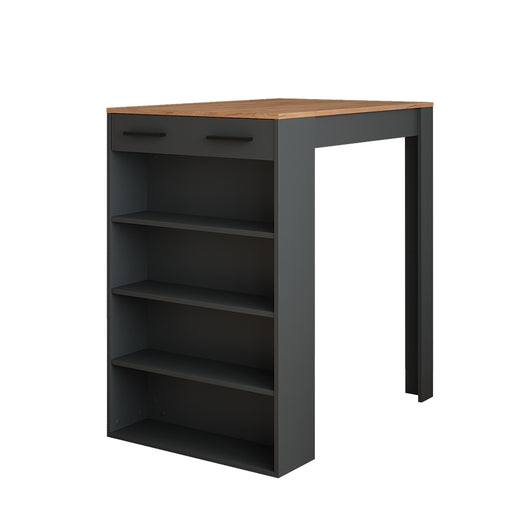 Vicco tavolo bar alto Quercia dorata/antracite 67 x 100 cm