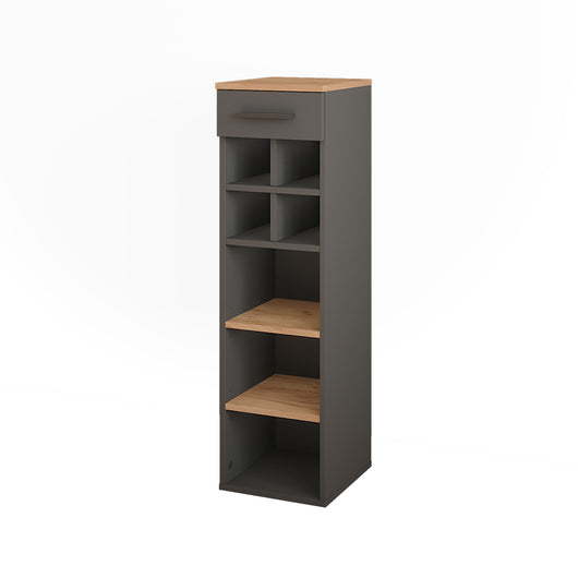 Vicco Portabottiglie Quercia dorata/antracite 30 x 106 cm