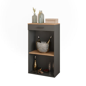 Vicco Portabottiglie Quercia dorata/antracite 60 x 106 cm