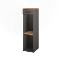 Vicco Portabottiglie Quercia dorata/antracite 30 x 106 cm