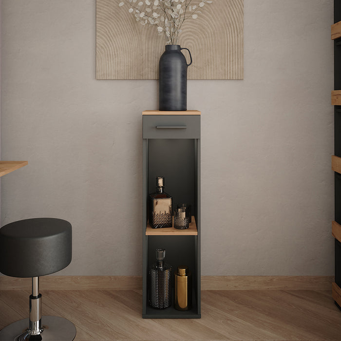 Vicco Portabottiglie Quercia dorata/antracite 30 x 106 cm