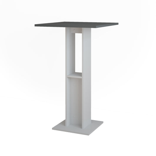 Vicco tavolo bar alto Bianco/antracite 65 x 65 cm Tavolo da bar