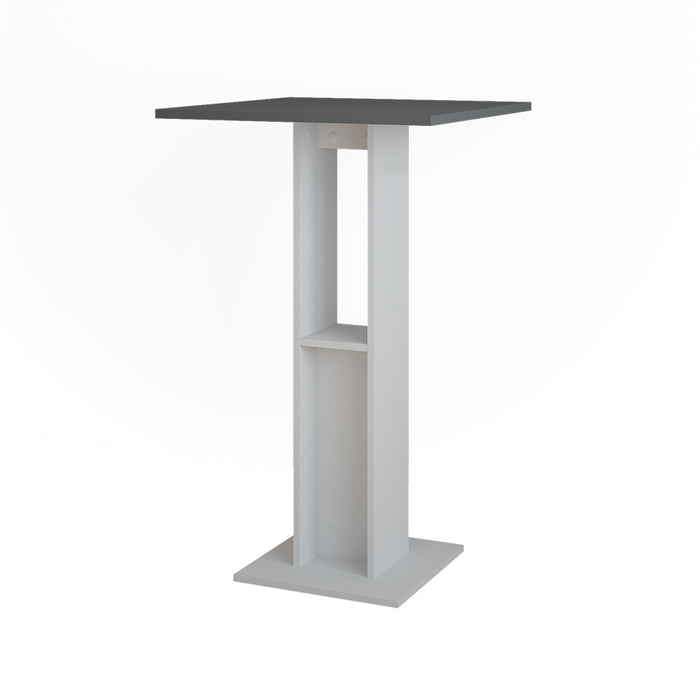 Vicco tavolo bar alto Bianco/antracite 65 x 65 cm Tavolo da bar