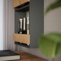 Vicco Portabicchieri da vino Quercia dorata/antracite 40 x 72 cm