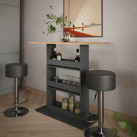 Vicco tavolo bar con sgabelli GKO/ANT 110 x 55 cm con 2 sgabelli da bar