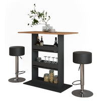 Vicco tavolo bar con sgabelli GKO/ANT 110 x 55 cm con 2 sgabelli da bar