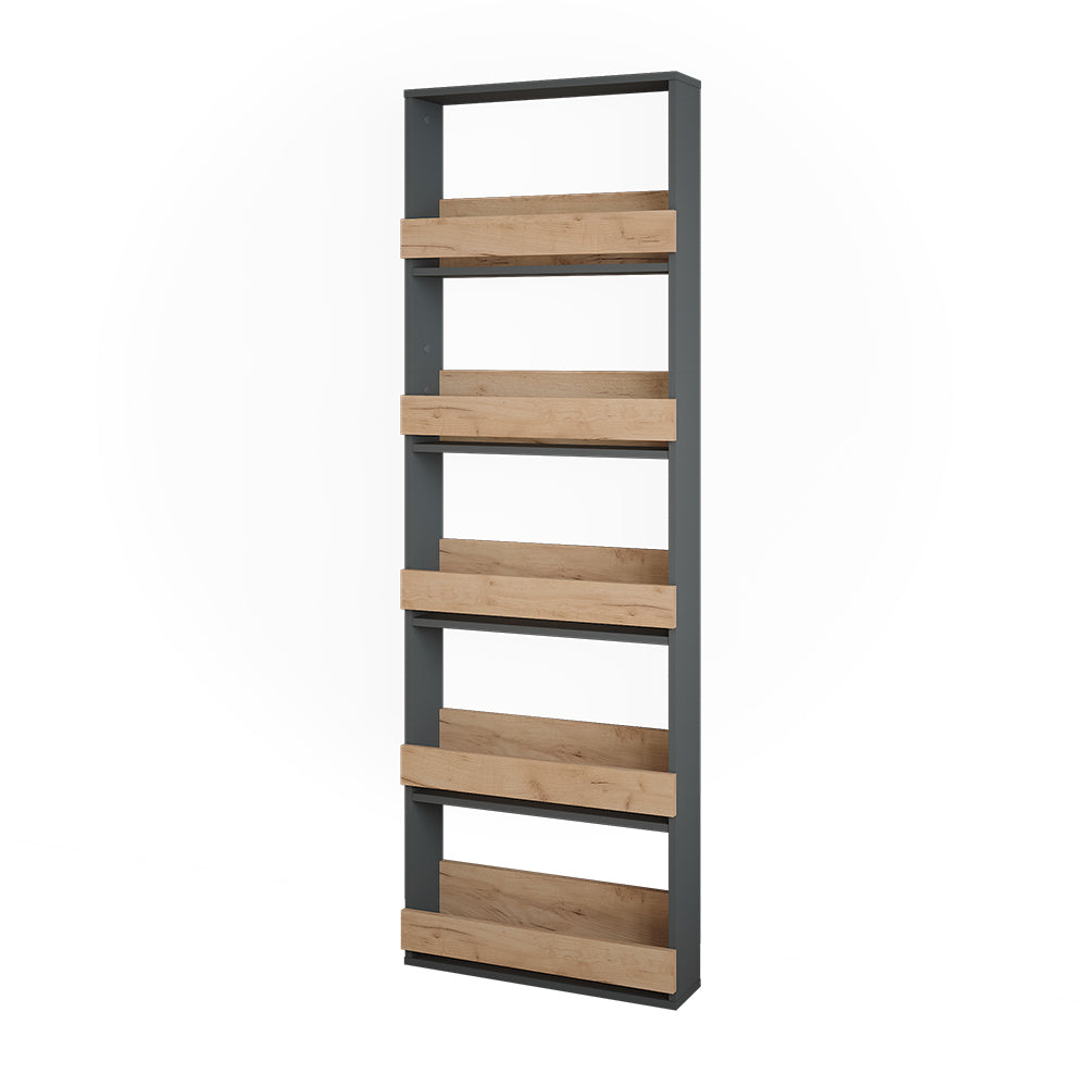 Vicco Portabicchieri da vino Quercia dorata/antracite 60 x 180 cm