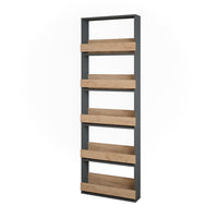 Vicco Portabicchieri da vino Quercia dorata/antracite 60 x 180 cm