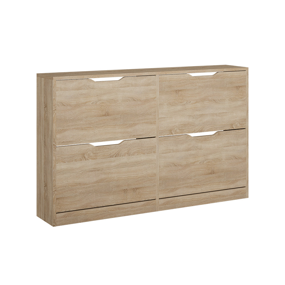 Vicco Scarpiera da ingresso Sonoma 116.6 x 72.5 cm con 4 scomparti