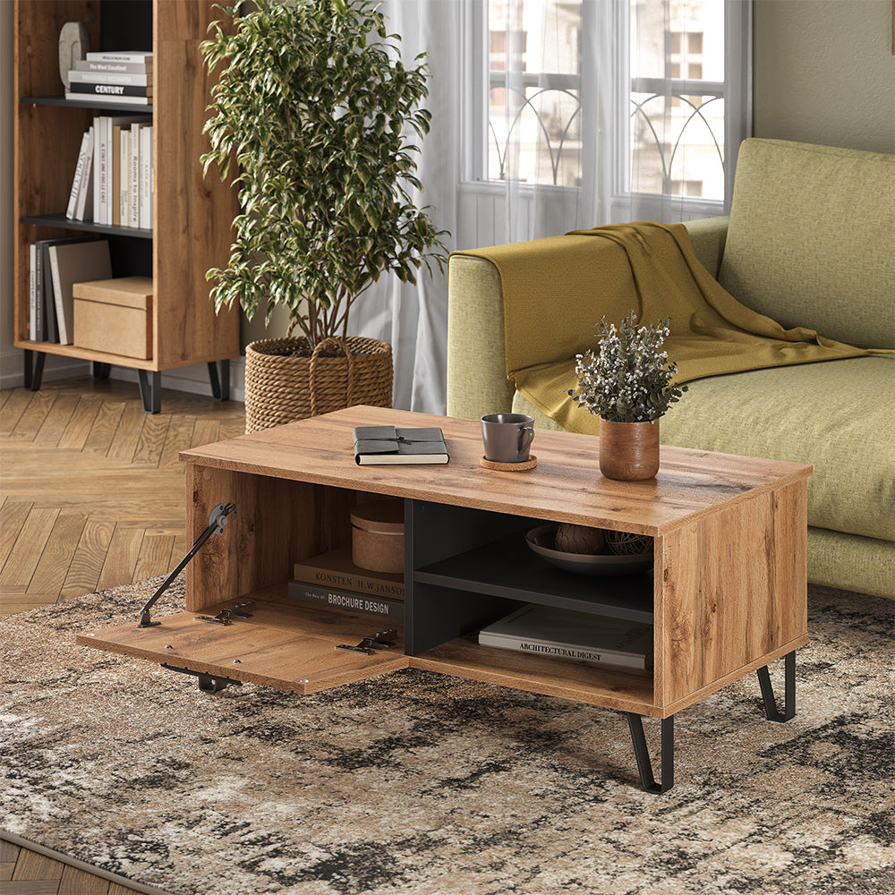 Vicco Tavolino da salotto Quercia Wotan 90 x 50 cm