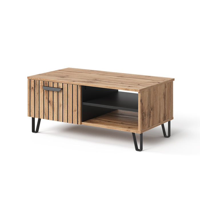 Vicco Tavolino da salotto Quercia Wotan 90 x 50 cm