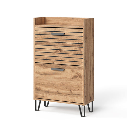 Vicco Scarpiera Quercia Wotan 59.8 x 100 cm con 2 scomparti