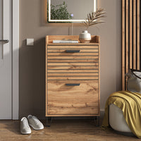 Vicco Scarpiera Quercia Wotan 59.8 x 100 cm con 2 scomparti