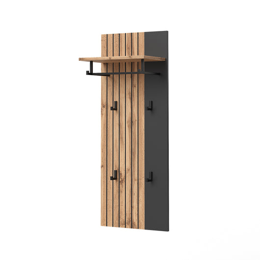 Vicco Appendiabiti da parete Quercia Wotan 43 x 110 cm