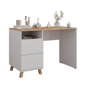 Vicco Tavolo da toeletta Bianco/Artisan 110 cm con cassetti