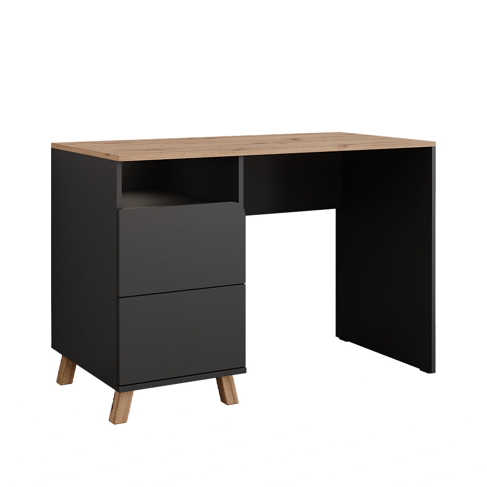 Vicco Tavolo da toilette Antracite/Artisan 110 cm con cassetti