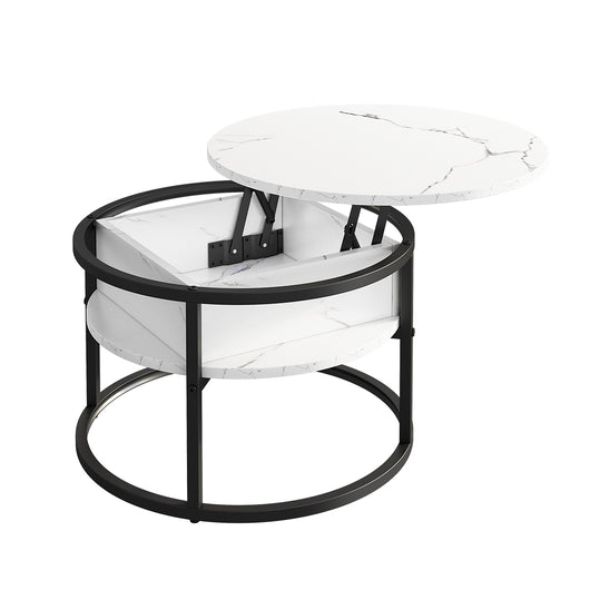 Vicco Tavolino Marmo bianco 57 x 57 cm