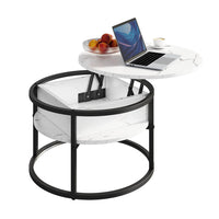 Vicco Tavolino Marmo bianco 57 x 57 cm