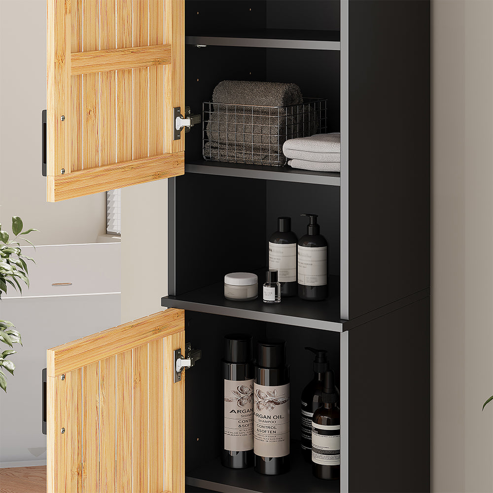 Vicco Mobiletto da bagno Bambù 35 x 145 cm