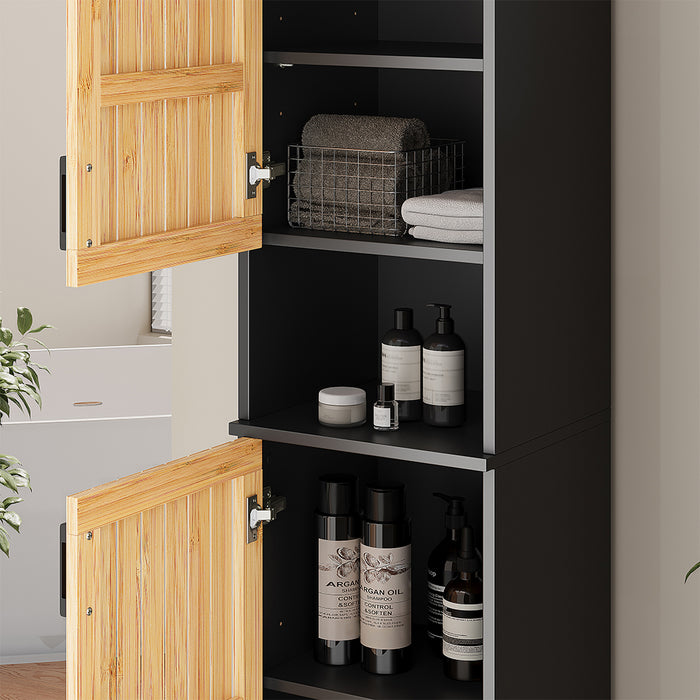 Vicco Mobiletto da bagno Bambù 35 x 145 cm