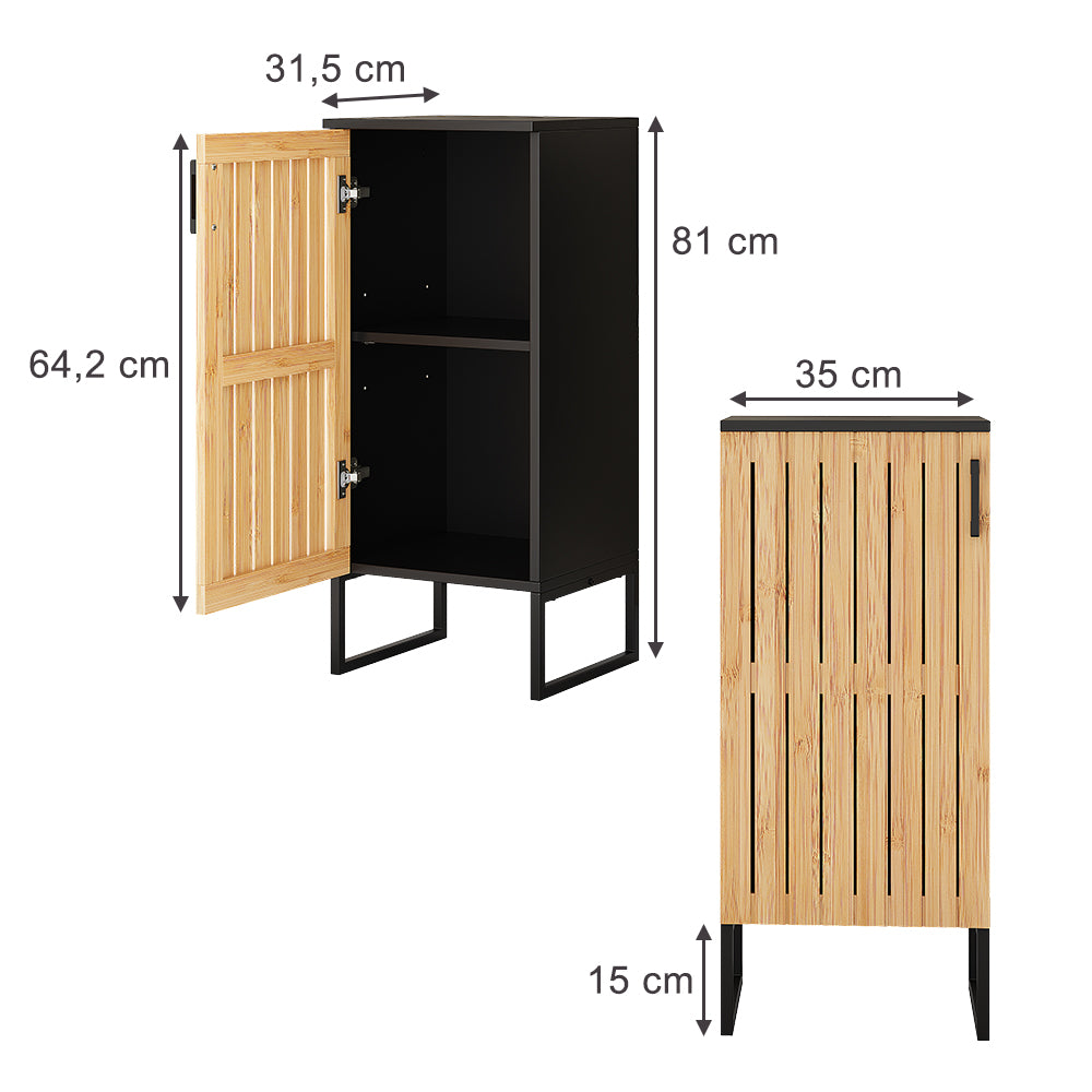 Vicco Mobiletto midi Bambù 35 x 81 cm